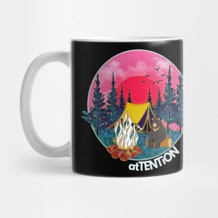 for the people who like camping introvert Mug